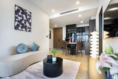 Zwei-Schlafzimmer-Wohnung mit Flussblick — Lumiere Riverside Heera Stay Apartment